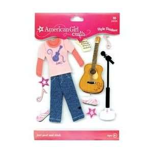  American Girl Style Stickers Music; 3 Items/Order Arts 