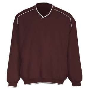  Badger Piped Pullover Windshirts MAROON/WHITE A4XL Sports 