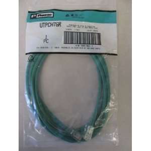  Panduit 7 Ft CAT5e Patch Cable/Cord, Green UTPCH7GR 