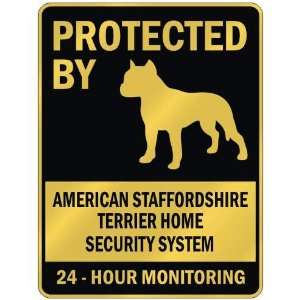   AMERICAN STAFFORDSHIRE TERRIER HOME SECURITY SYSTEM  PARKING SIGN DOG