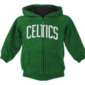  Boston Celtics Kids (4 7) Full Zip Hooded Sweatshirt 