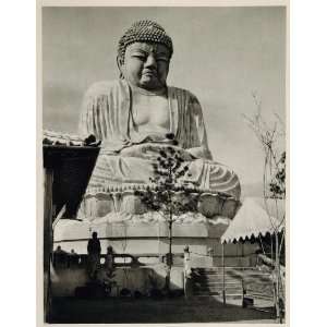  1930 Outdoor Statue Amida Great Buddha of Kamakura Bronze 