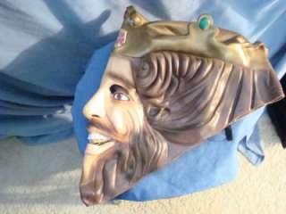 BURGER KING Royalty RUBBER Rubies ADULT MASK 1999 HALLOWEEN COSTUME 