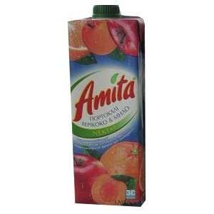 Orange, Apricot, and Apple Nectar (amita) 1L