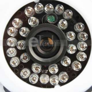 600TVL Security CCTV Surveillance Color CMOS Dome Indoor Camera White 