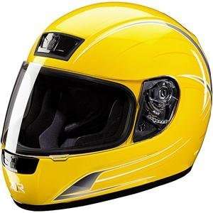  Z1R Phantom Warrior Helmet   Small/Yellow Automotive