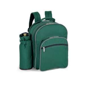   Backpack with Picnic Service for Two (Green) Patio, Lawn & Garden