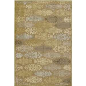   Collection Transitional Damask Area Rug 5.20 x 7.60.