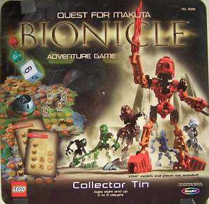BIONICLE ADVENTURE GAME QUEST FOR MAKUTA COLLECTOR TIN  