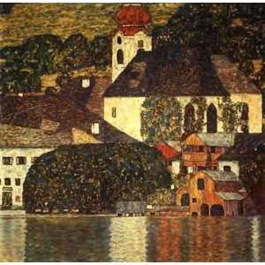 Hand Made Oil Reproduction   Gustav Klimt   32 x 32 inches   Church In 