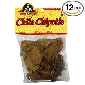 Don Enrique Chipotle, 1 Ounce Bags (Pack of 12)  Grocery 