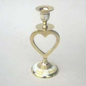  REAL SIMPLEA HANDTOOLED HANDCRAFTED BRASS CANDLE HOLDER 