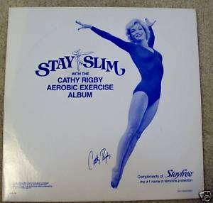 Olympic Star CATHY RIGBY STAYFREE 1982 Aerobic Album  