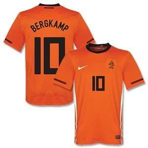 10 11 Holland Home Jersey + Bergkamp 10 (Fan Style)  