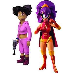  Both Action Figures (Leela as Cluberella and Amy Wong) Toys & Games