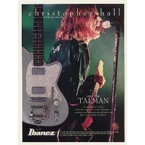   Hall Ibanez Talman TC825 Guitar Print Ad (47976)