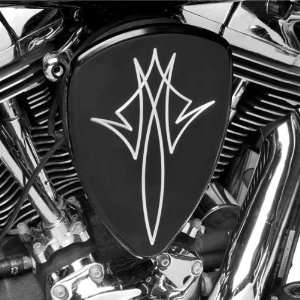 com Baron Custom Accesories Pinstripe Black Big Air Kit for Harley 