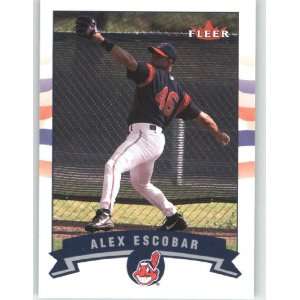  2002 Fleer Gold Backs #69 Alex Escobar   Cleveland Indians 