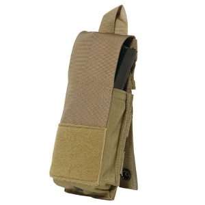 Eagle Industries Single M4/AK Magazine MOLLE Pouch   Holds 3   Khaki 