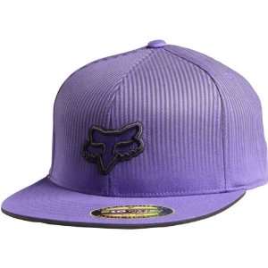 Fox Racing Tapper Fade Mens Fitted Racewear Hat/Cap   Color Purple 
