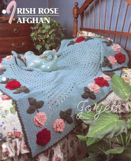 Irish Rose Afghan, Annies floral crochet pattern  