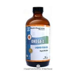 Nutri Supreme Research Omega 3 EPA/DHA Fish Oil Liquid Orange Flavor 