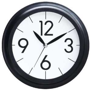   Classic Library Non Ticking Silent Wall Clock (Black)