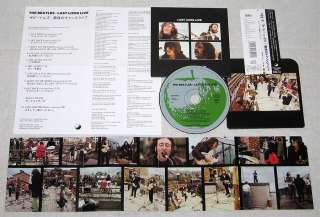 BEATLES LAST LICKS LIVE ROOFTOP CONCERT CD MINI LP OBI  