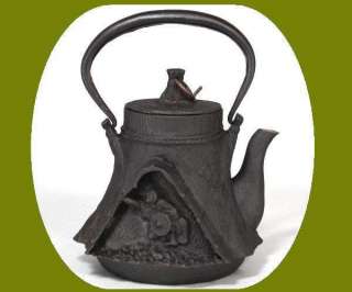 A4 Japanese Tea Ceremony TETSUBIN Cast Iron Pot Chagama  