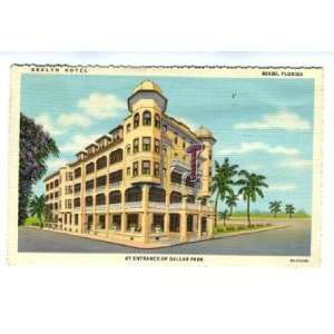  Gralyn Hotel Postcard Miami Florida 1939 