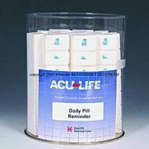  Aculife 7 day Large Pill Box 16pc Display Tub    1 Each 