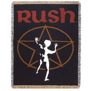  Rush 2112 Man in Star Tapestry Throw Blanket Geddy Lee 