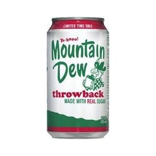   12 oz Cans (Pack of 12 Cans) by Mountain Dew Throwback by Pepsi Cola