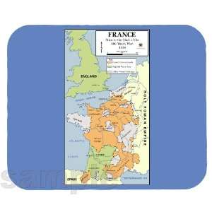    France Prior to Hundred Years War Mouse Pad 