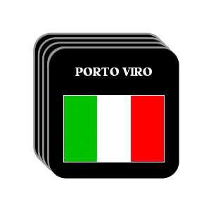  Italy   PORTO VIRO Set of 4 Mini Mousepad Coasters 