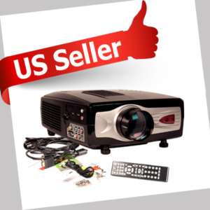 VVME 1080P LCD Home Theater Projector Video/Gaming HD TV HDMI WII PS3 