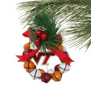 Virginia Tech Hokies Bell Wreath Ornament  Sports 