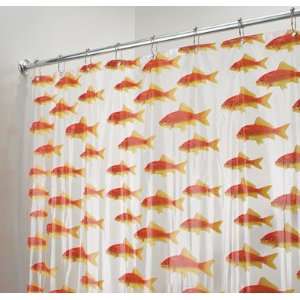  3 each Interdesign Goldfish Design Shower Curtain (26080 