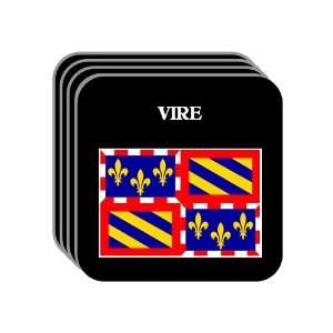  Bourgogne (Burgundy)   VIRE Set of 4 Mini Mousepad 
