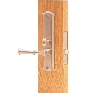   SDL688 Screen Door Latch Mortise Lock Solid Brass Polished Brass