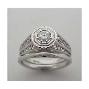  Antique Style Diamond Engagement Ring Jewelry