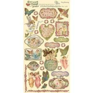  Fairy Enchanting Heartwarming Vintage Scrapbook Stickers 
