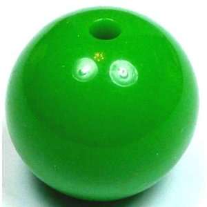  Green Round Plastic Opaque Beads (40 pcs) 10mm 044802 