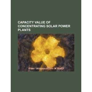   solar power plants (9781234454654) U.S. Government Books