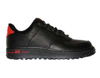 Nike Air Force 1 Premium Low QS Lebron Black/Sport Red Mens Shoes 