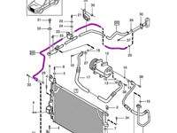 Volvo s60 A/C Line Receiver Drier to Evaporator NEW  