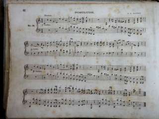 1800s antique KIMBALLS ORGAN BOUND MUSIC BOOK church  