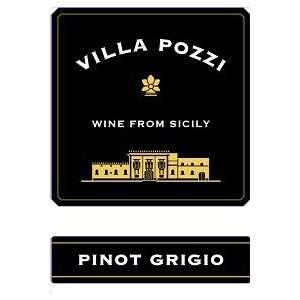  Villa Pozzi Pinot Grigio Sicilia 750ML Grocery & Gourmet 