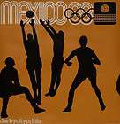   Orange Vintage Mexico City summer Olympics VTG Poster 1968, VOLLEYBALL