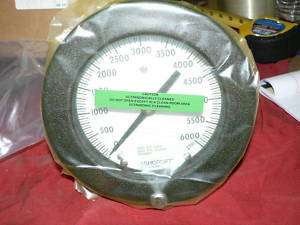 AIR DRY ASHCROFT GAUGE 6204 108 DURAGAUGE 0 6000 PSI  